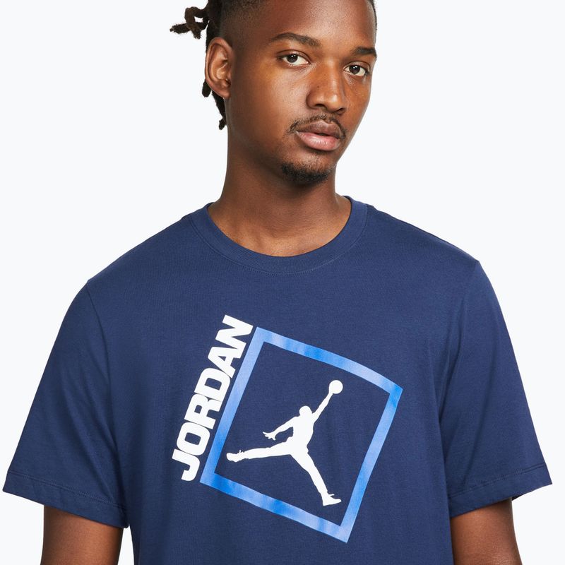 Pánske tričko  Jordan Jumpman Box midnight navy/white 4