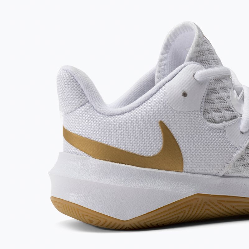 Topánky na volejbal Nike Zoom Hyperspeed Court SE biele/zlaté 8