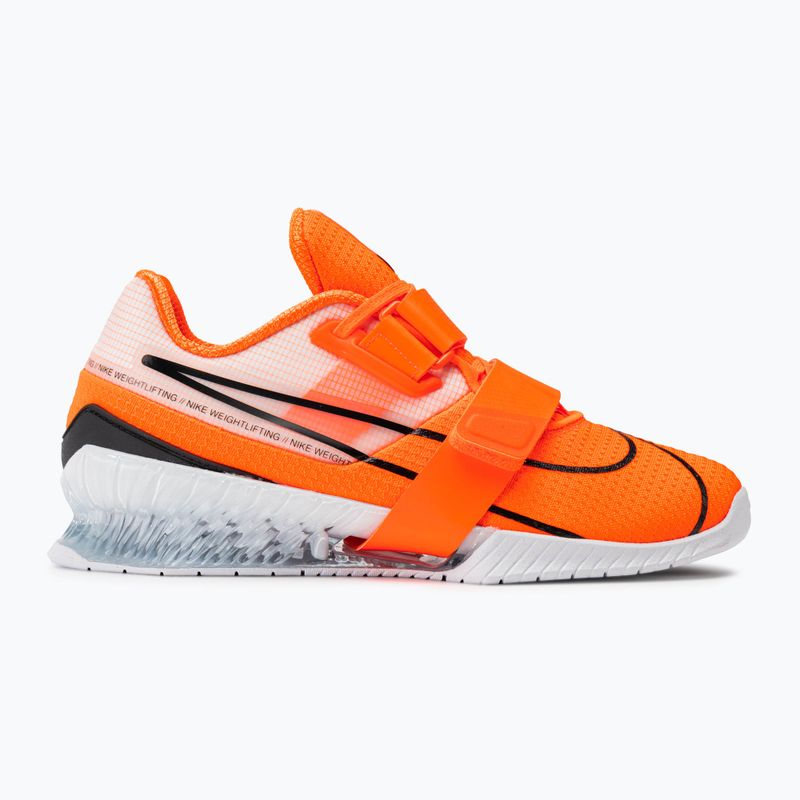 Vzpieračská obuv Nike Romaleos 4 orange/black/white 2