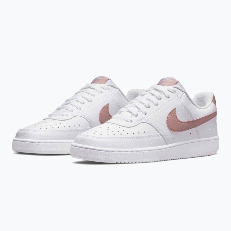 Dámske oxfordky Nike Court Vision Low Next Nature white/pink 3