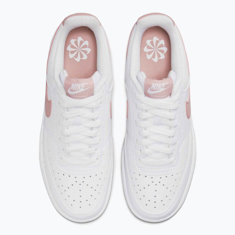 Dámske oxfordky Nike Court Vision Low Next Nature white/pink 5