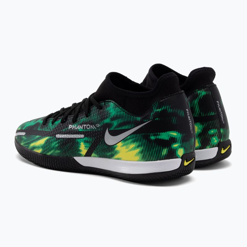 Pánske kopačky Nike Phantom GT2 Academy DF SW IC black-green DM0720-003 3