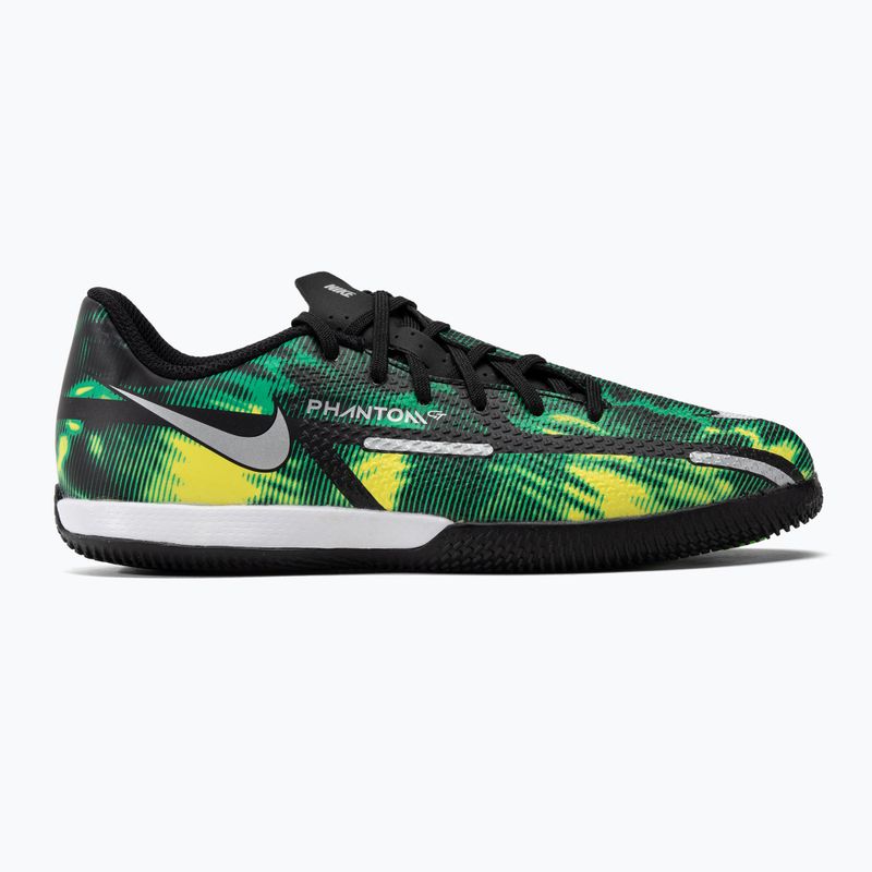 Detské kopačky Nike Phantom GT2 Academy SW IC Jr zelené DM0749-003 2