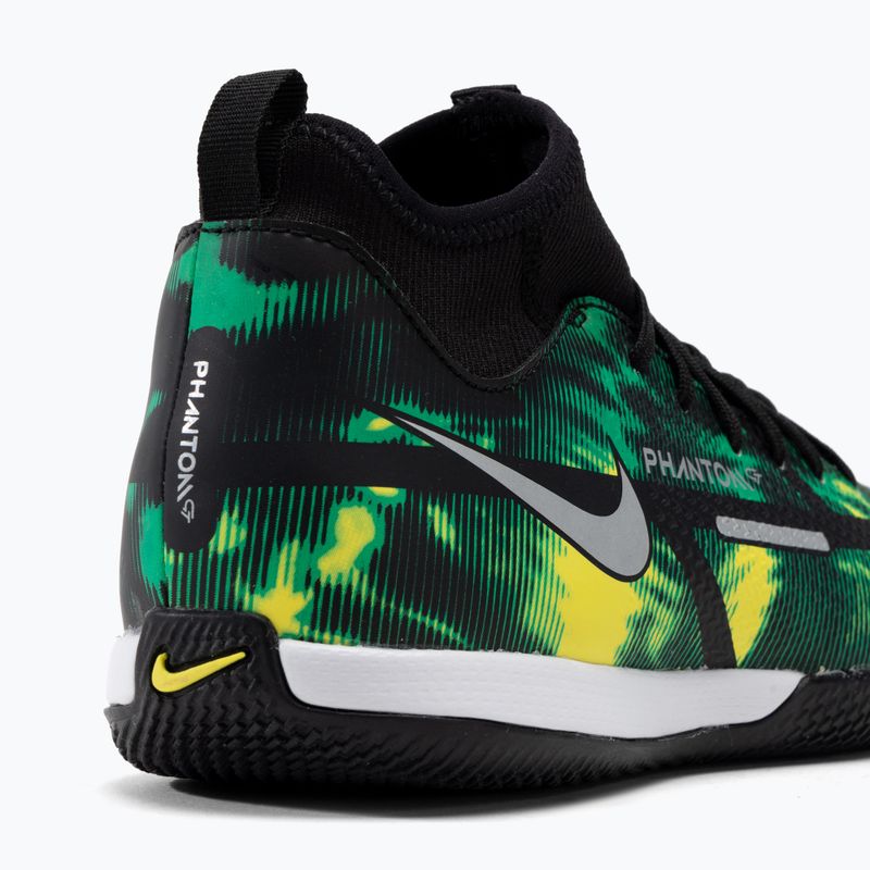 Detské kopačky Nike Phantom GT2 Academy DF SW IC Jr zelené DM0740-003 8