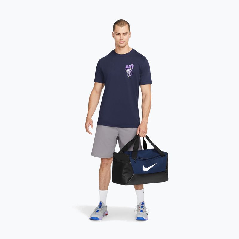 Tréningová taška Nike Brasilia 9,5 41 l navy/black/white 9