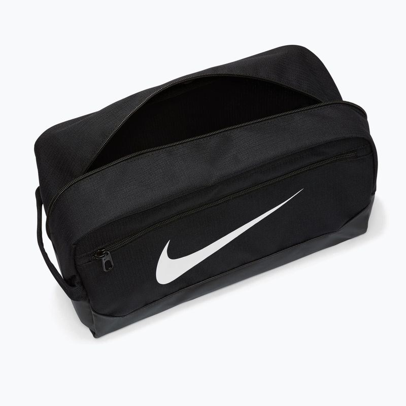 Taška na obuv Nike Brasilia 9.5 11 l black/black/white 4
