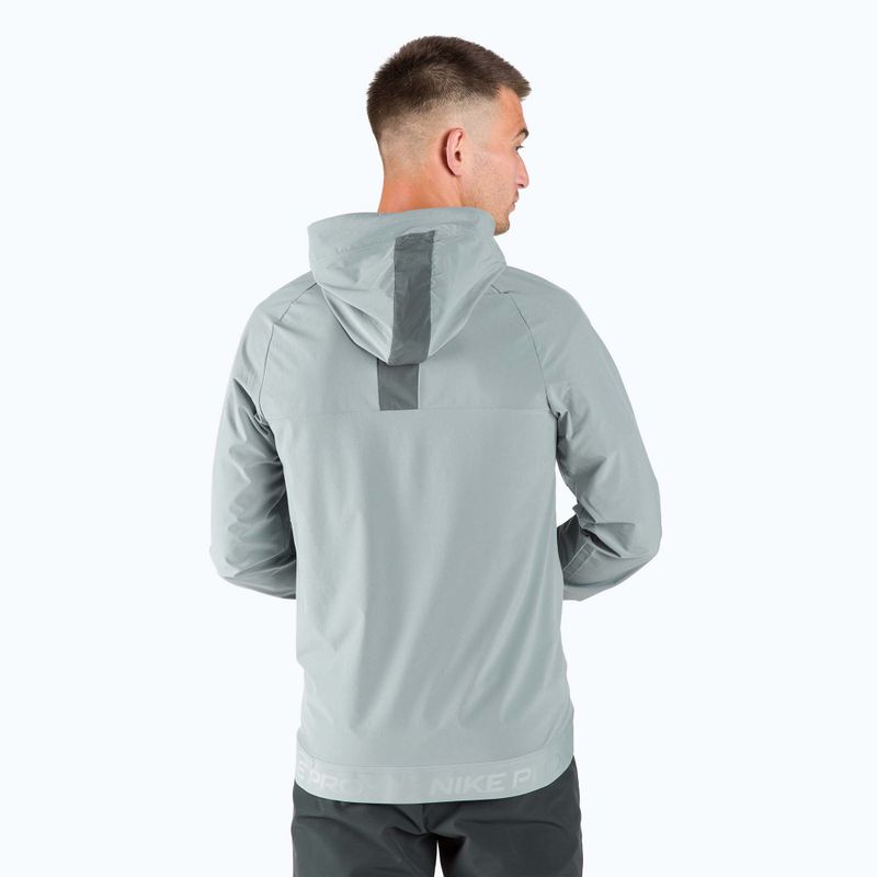 Pánska tréningová bunda Nike Pro Dri-FIT Flex Vent Max 73 sivá DM5946-073 3