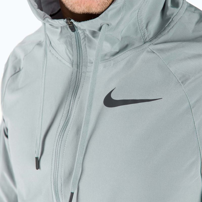 Pánska tréningová bunda Nike Pro Dri-FIT Flex Vent Max 73 sivá DM5946-073 5