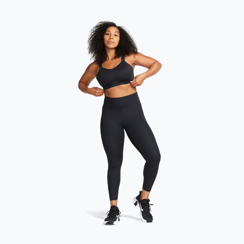 Športová podprsenka Nike Alpha High-Support black/black/dark smoke grey/dark smoke grey 2