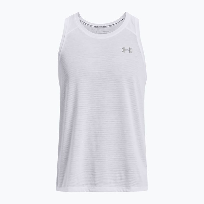 Pánske bežecké tielko Under Armour Streaker Singlet white 1361468-100 5