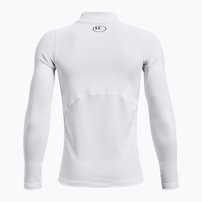 Tréningové tričko longsleeve Under Armour Cg Armour Mock white/black 2