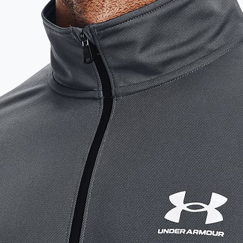 Under Armour pánska tréningová mikina Pique Track sivá 1366202 6