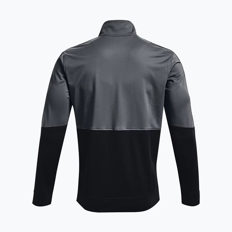 Under Armour pánska tréningová mikina Pique Track sivá 1366202 5
