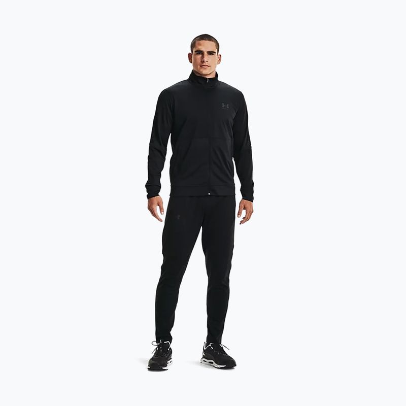 Under Armour Pique Track pánska tréningová mikina čierna 1366202 5