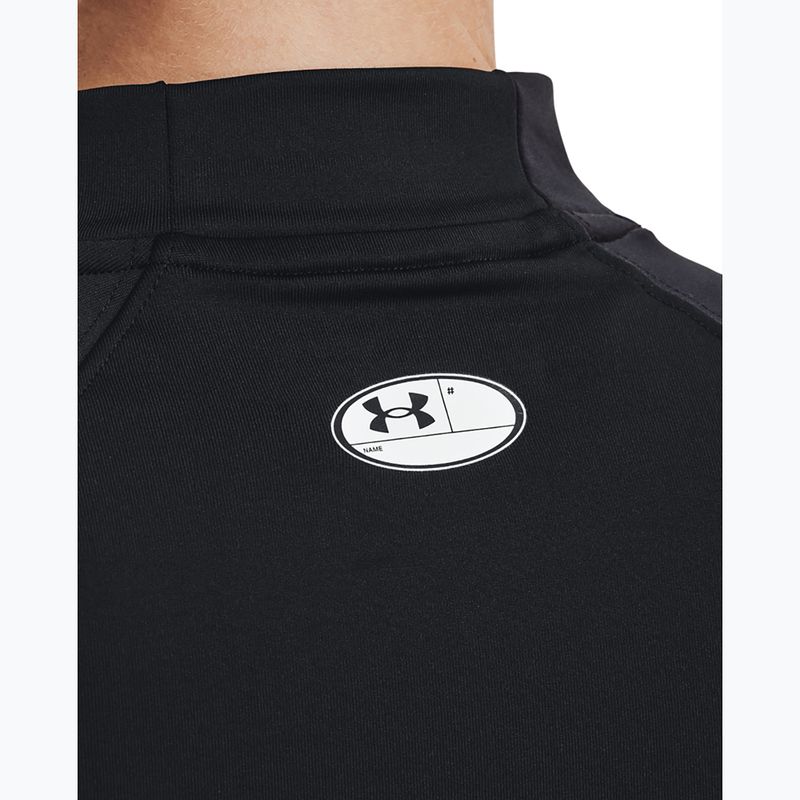 Dámske tréningové tričko s dlhým rukávom Under Armour Authentics CG Mockneck black/white 4