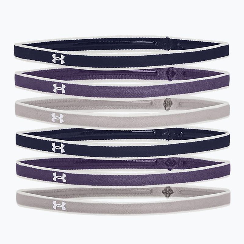 Under Armour Ua Mini čelenky 0,4" 6ks námornícka modrá-fialová-šedá 1286016-412 4