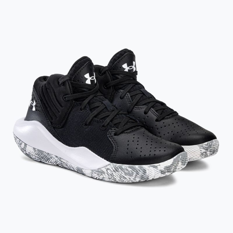 Detská basketbalová obuv Under Armour GS Jet '21 1 čierno-biela UAR-3247941-1-4.5 5