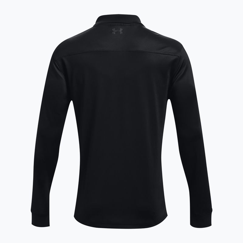 Pánska polokošeľa Under Armour Tactical Performance Polo 2.0 s dlhým rukávom black/black 6