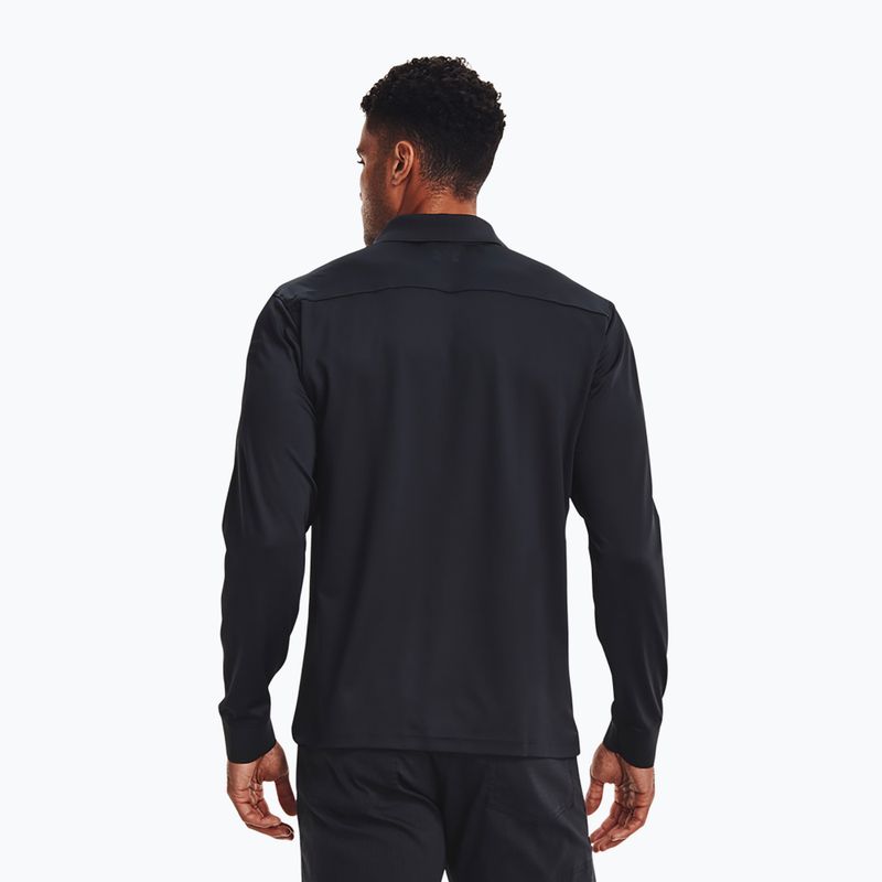 Pánske tričko Under Armour Tactical Performance Polo 2.0 Longsleeve Dark navy blue/Dark navy blue 3