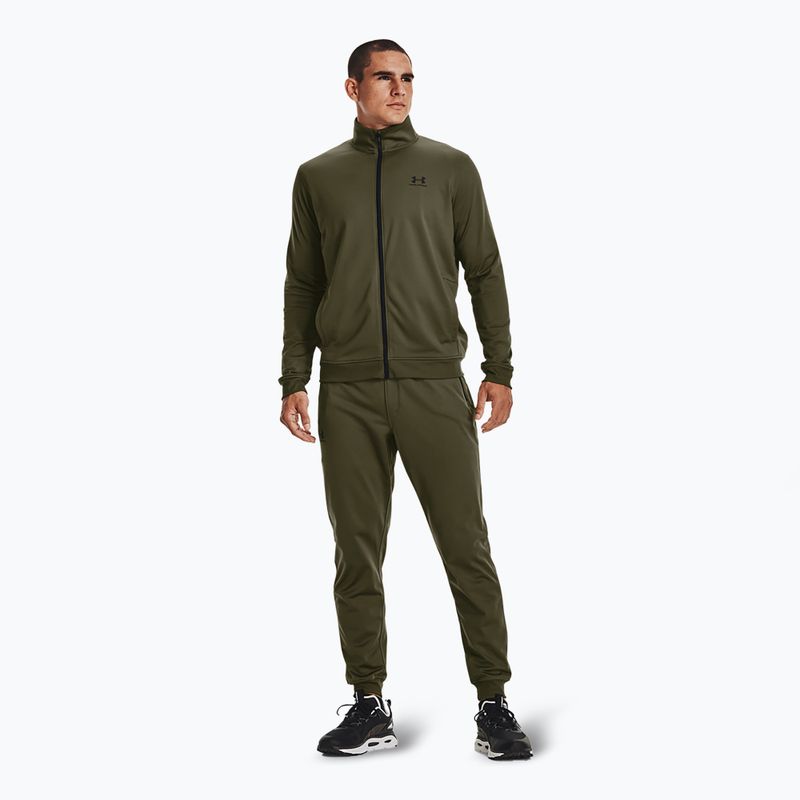 Pánske nohavice Under Armour Sportstyle Tricot Jogger marine od green/black 2