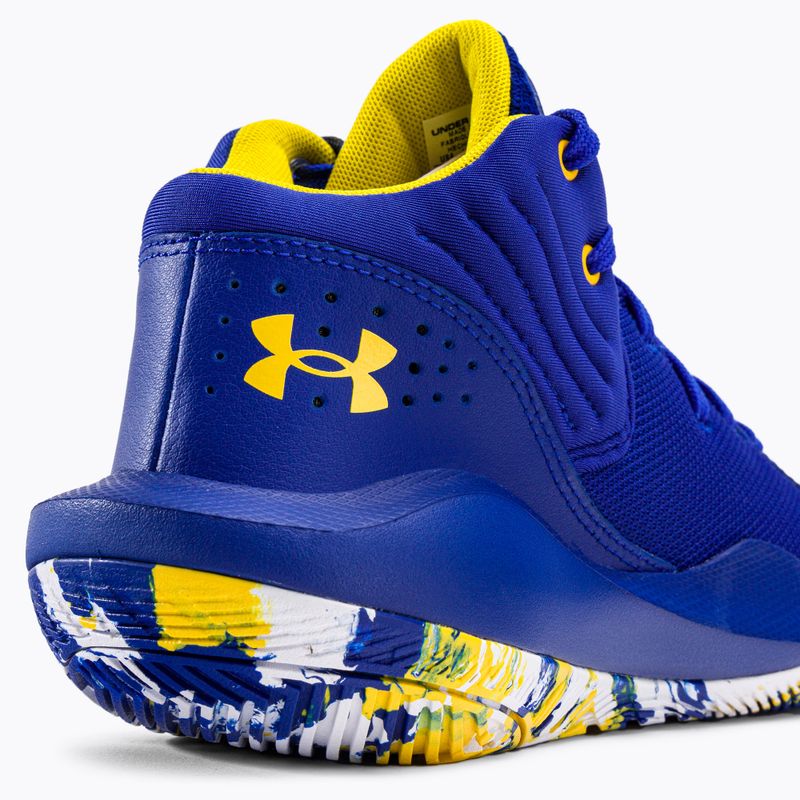 Pánska basketbalová obuv Under Armour GS Jet '21 4 modro-biela 324794-4 8