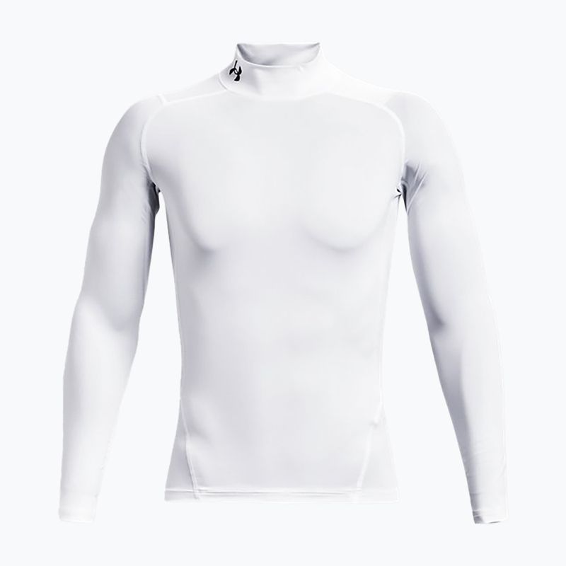 Under Armour pánske tričko s dlhým rukávom Ua Hg Armour Comp Mock white 1369606-100 5