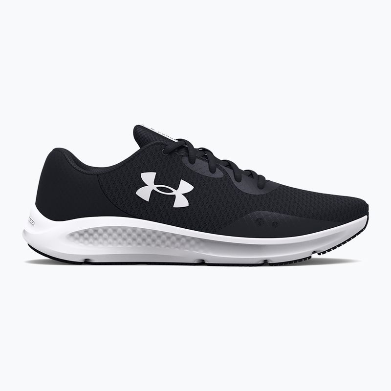 Dámska bežecká obuv Under Armour Charged Pursuit 3 black/black/white 8