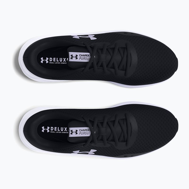 Dámska bežecká obuv Under Armour Charged Pursuit 3 black/black/white 11