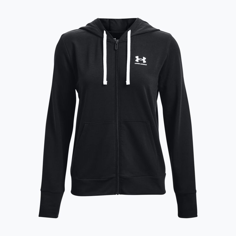 Under Armour dámska tréningová mikina Rival Terry Full Zip Hoodie black 1369853