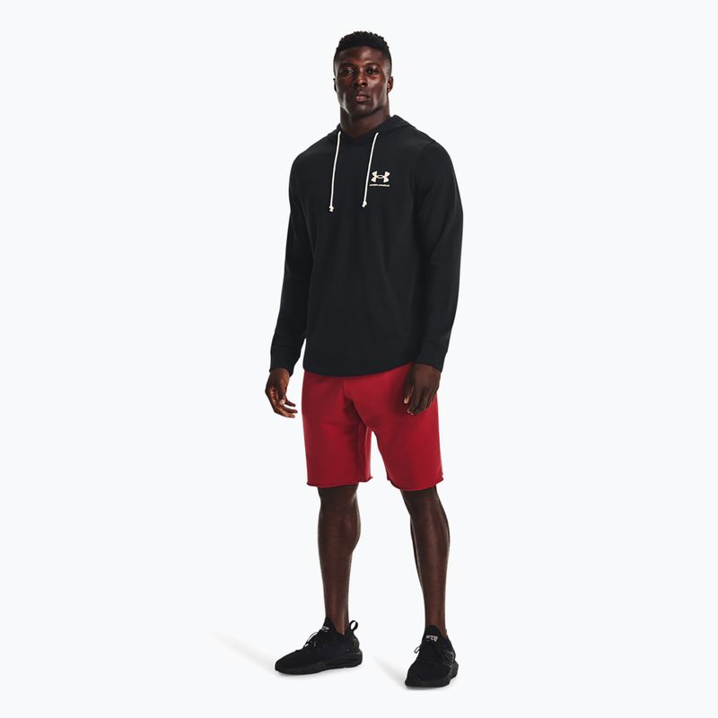 Pánska mikina Under Armour Rival Terry Lc Hd black/onyx white 2