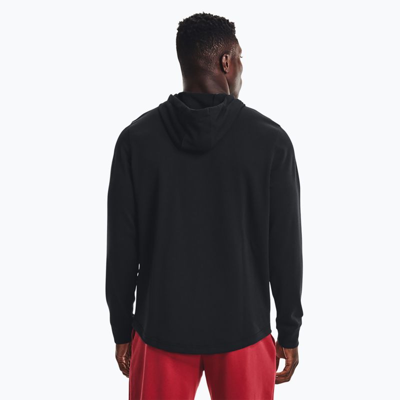 Pánska mikina Under Armour Rival Terry Lc Hd black/onyx white 3