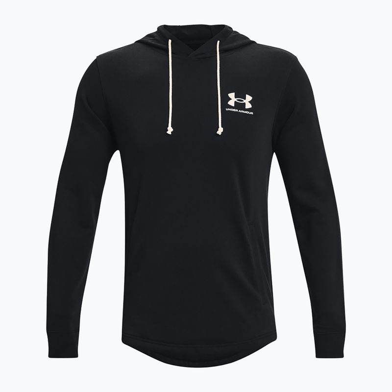 Pánska mikina Under Armour Rival Terry Lc Hd black/onyx white 5
