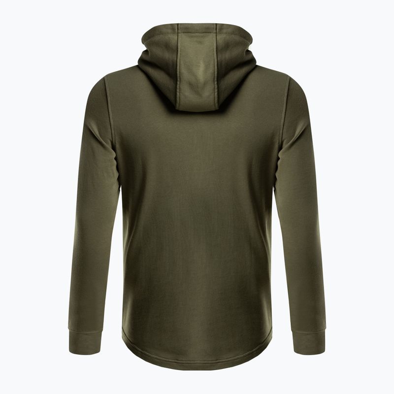 Under Armour pánska tréningová mikina Rival Terry logo green 1370390-361 2