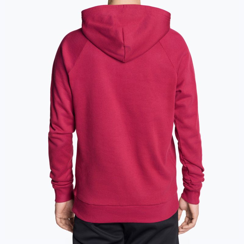 Under Armour pánska tréningová mikina Rival Fleece Big Logo HD červená a biela 1357093-664 2