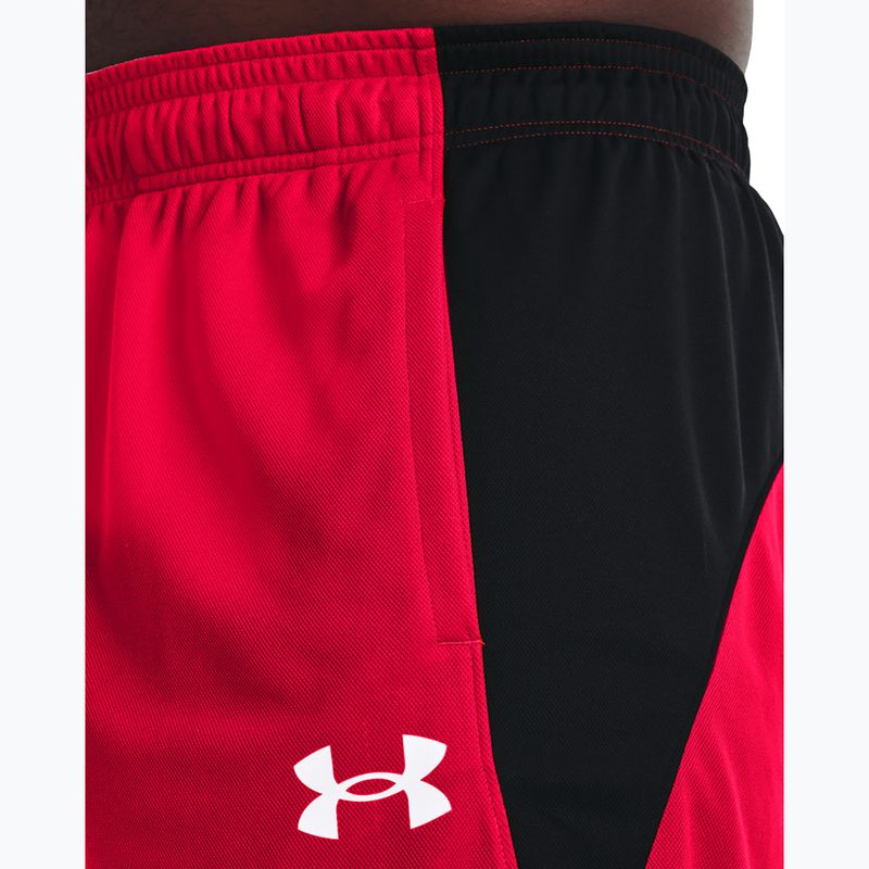 Under Armour Baseline 1In 6 pánske basketbalové šortky červené 13722-6-LG 4