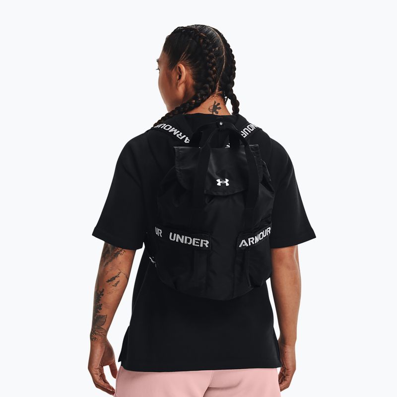 Under Armour Favourite 10 l black/black/white dámsky mestský batoh 6