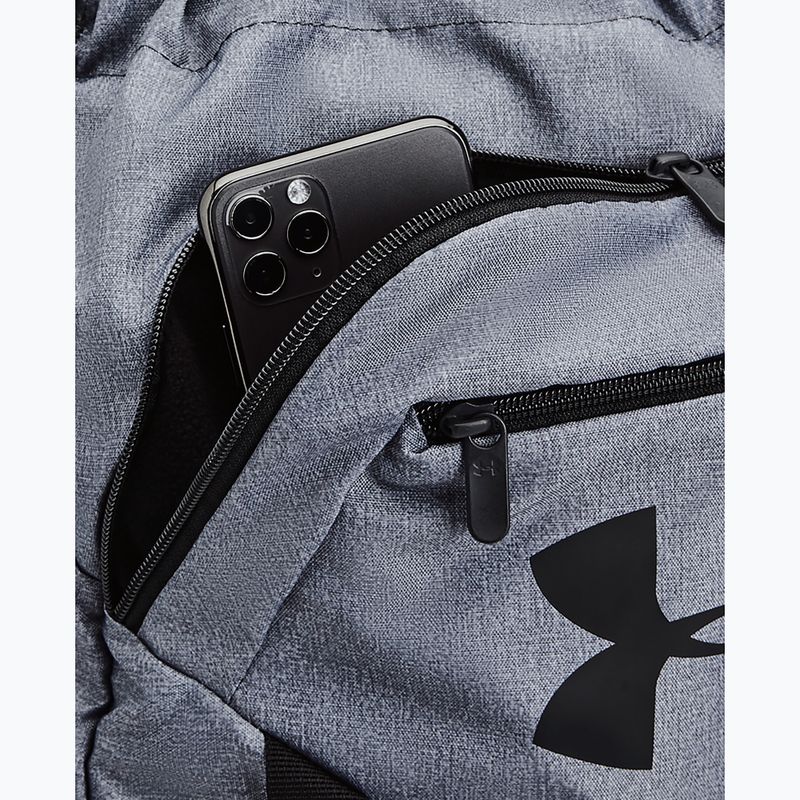 Vrecko Under Armour Undeniable Sackpack 20 l pitch gray medium heather/black/black 3