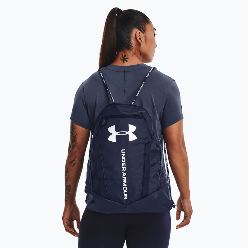 Vrecko Under Armour Undeniable Sackpack 20 l midnight navy/midnight navy/metallic silver 6