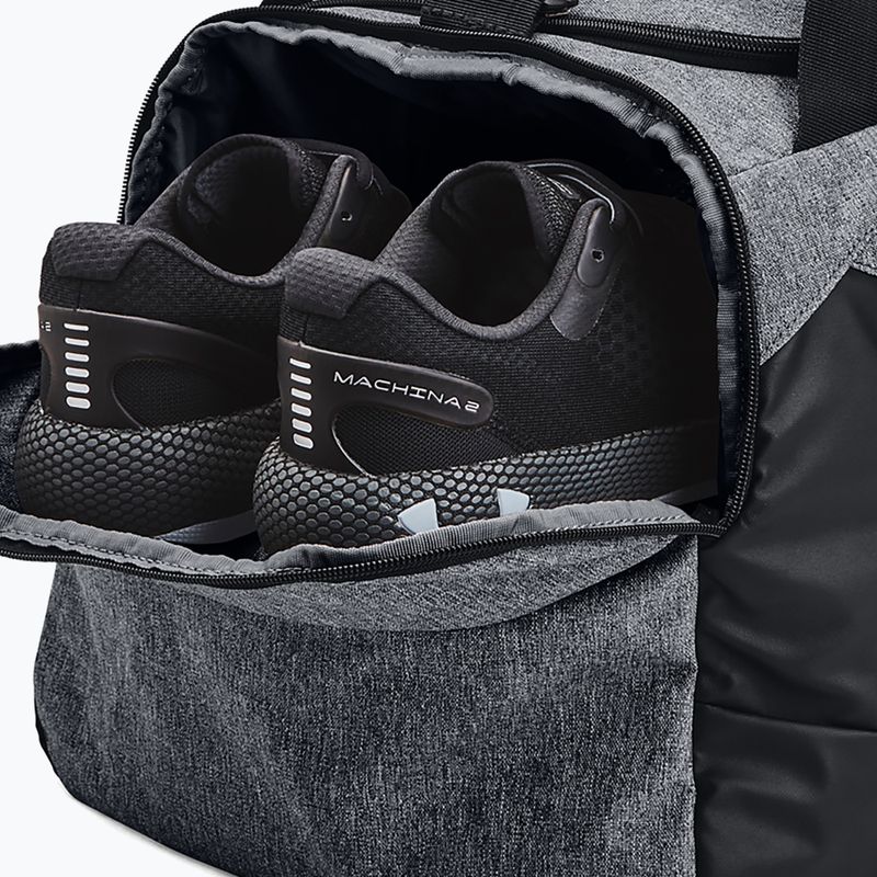 Under Armour Undeniable 5.0 Duffle M 58 l pitch gray medium heather/black/black cestovná taška 3