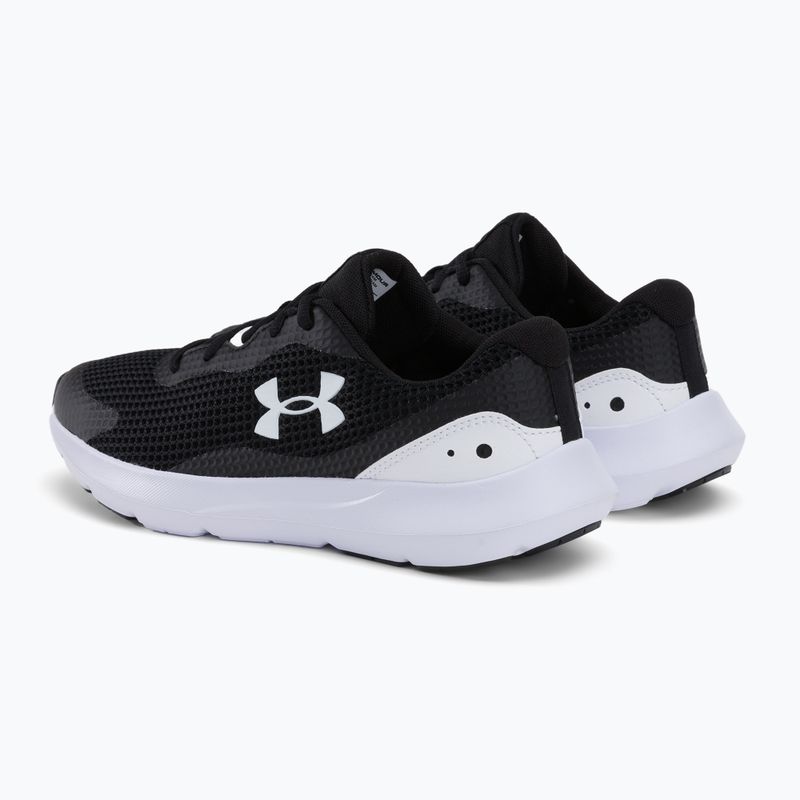 Pánska bežecká obuv Under Armour Surge 3 black and white 3024883 3