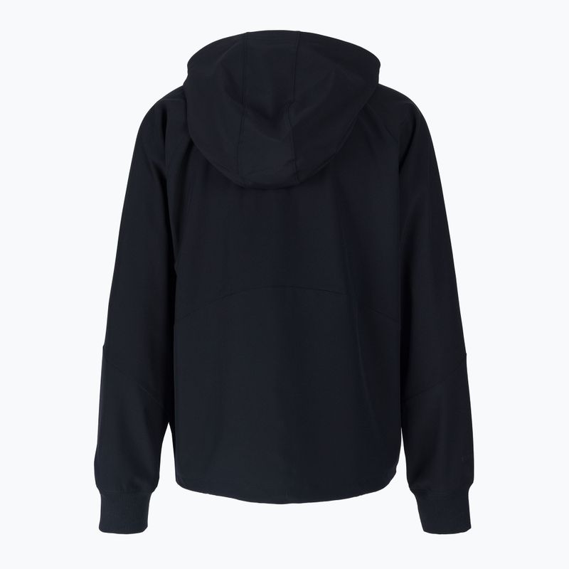 Under Armour Tkaná dámska bunda s kapucňou čierno-biela 1369889 2