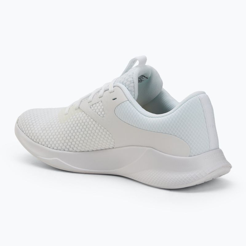 Dámske športové topánky Under Armour W Charged Aurora 2 white/white/metallic warm silver 3
