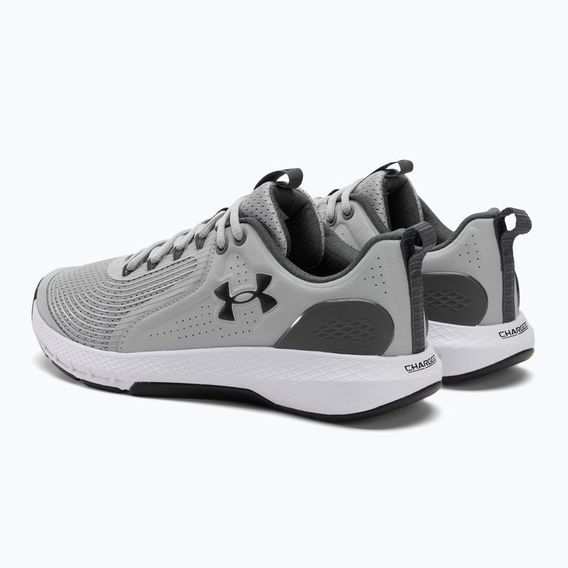 Under Armour Charged Commit Tr 3 mod gray/pitch gray/black pánska tréningová obuv 3