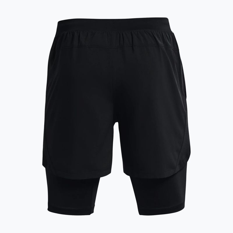 Under Armour Launch SW 5'' 2N1 pánske bežecké šortky black 1372631 2