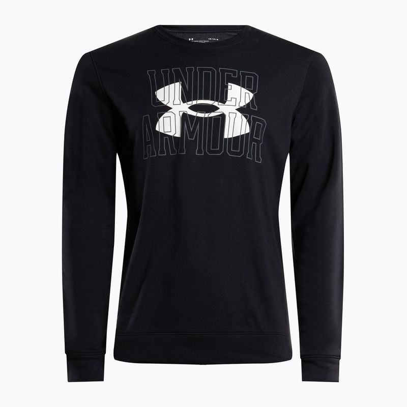 Under Armour pánska tréningová mikina Rival Terry Logo Crew black 1370391-001