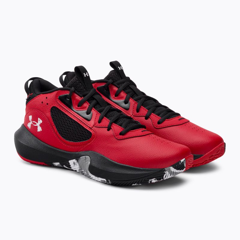 Pánska basketbalová obuv Under Armour Lockdown 6 červená 325616-6 4