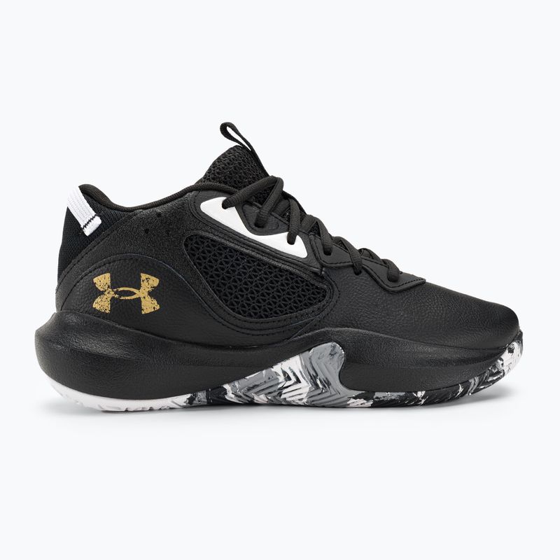 Basketbalová obuv Under Armour Lockdown 6 black/black/metallic gold 2