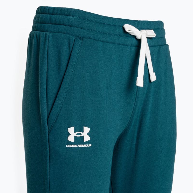 Under Armour pánske tepláky Rival Fleece Joggers 716 green 1356416-716 5