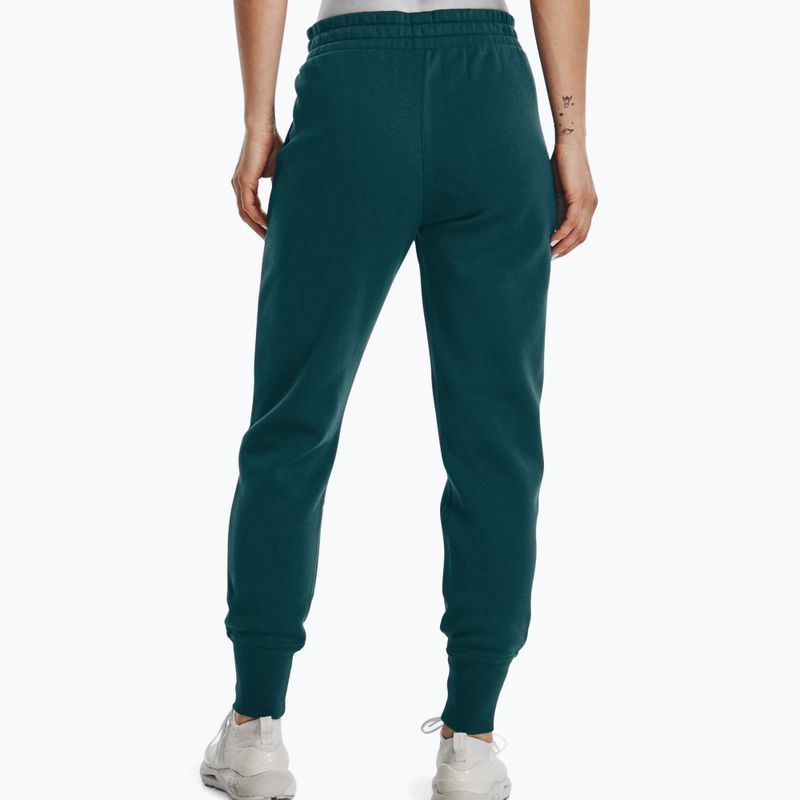 Under Armour pánske tepláky Rival Fleece Joggers 716 green 1356416-716 2