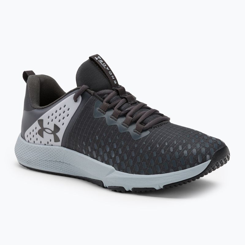 Under Armour Charged Engage 2 pánske tréningové topánky black and white 3025527